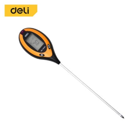 เครื่องวัดค่าดิน DELI EDL333218-YL-01 4IN1 สีเหลืองดำ_0